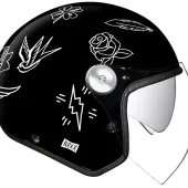 Otevřená helma na moto NEXX X.G30 Tattoo black white
