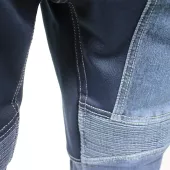 Pánské kalhoty na moto Trilobite 2461 Parado monolayer AAA slim fit blue (Zkrácené)