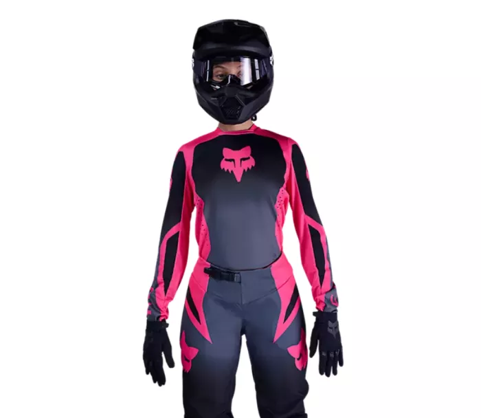 Dámský dres Fox 180 Shield Jersey Black/Pink