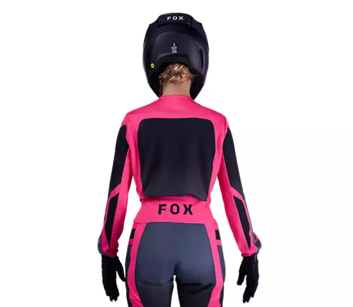 Dámský dres Fox 180 Shield Jersey Black/Pink