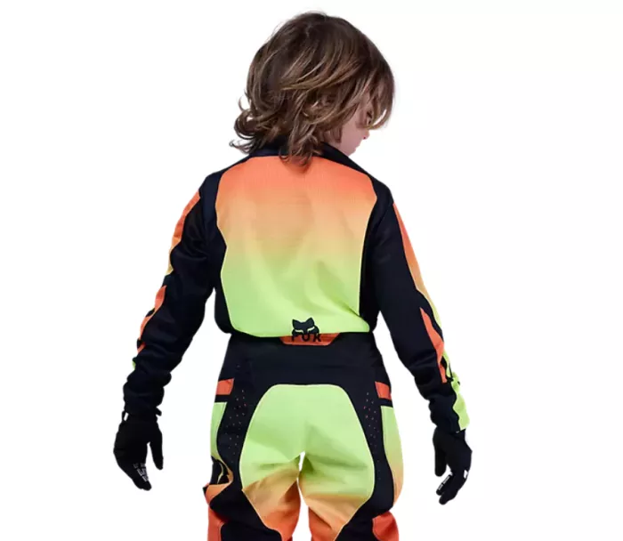 Dětský dres Fox 180 Shield Jersey Fluorescent Yellow