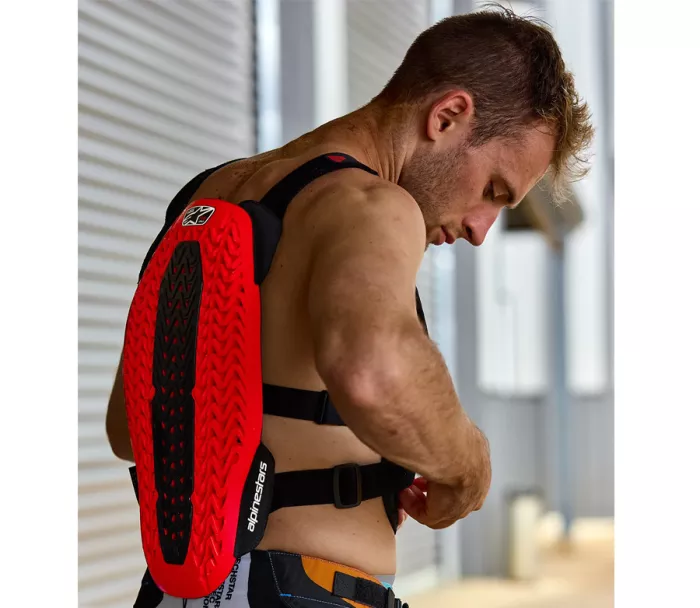 Chránič hrudníku a zad Alpinestars A-5 Plasma protector black/red/white