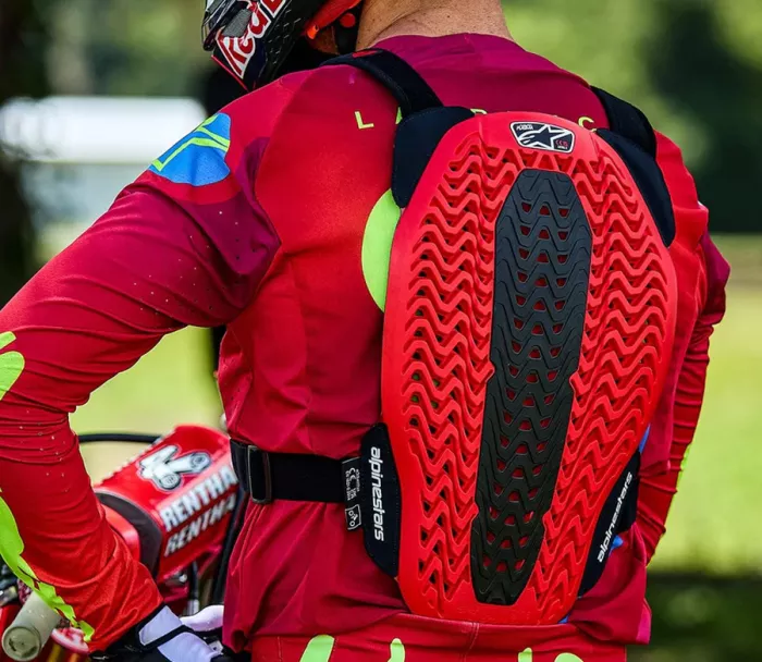 Chránič hrudníku a zad Alpinestars A-5 Plasma protector black/red/white