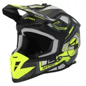 Motokrosová helma Acerbis Linear 22-06 black/fluo yellow