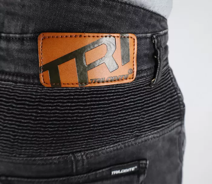 Pánské kalhoty na moto Trilobite Acid Scrambler doublelayer AAA black