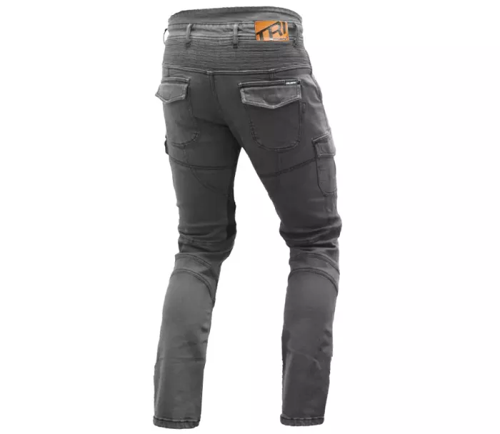 Pánské džíny na moto Trilobite Acid Scrambler doublelayer AAA grey