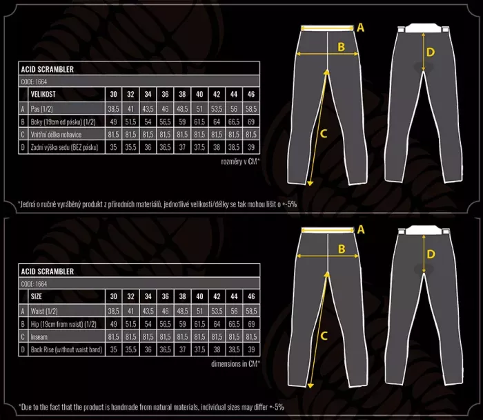 Kevlarové džíny Trilobite 1664 Acid Scrambler grey vel. 30