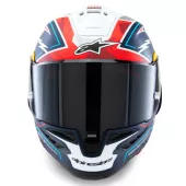 Helma na moto Alpinestars Supertech R10 Pedro Acosta Le blue/red/white matt
