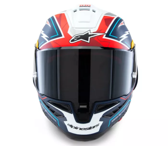 Helma na moto Alpinestars Supertech R10 Pedro Acosta Le blue/red/white matt