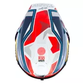 Helma na moto Alpinestars Supertech R10 Pedro Acosta Le blue/red/white matt