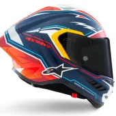 Helma na moto Alpinestars Supertech R10 Pedro Acosta Le blue/red/white matt