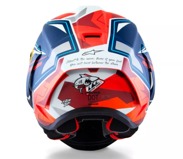 Helma na moto Alpinestars Supertech R10 Pedro Acosta Le blue/red/white matt