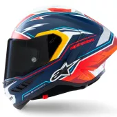 Helma na moto Alpinestars Supertech R10 Pedro Acosta Le blue/red/white matt