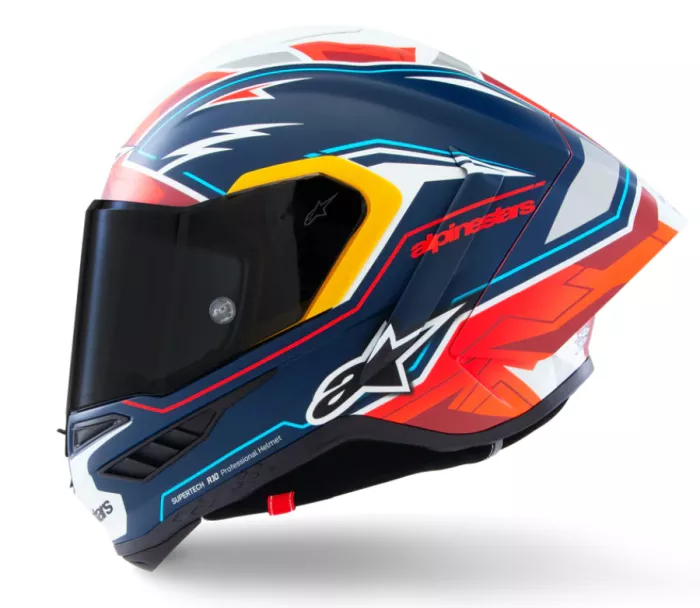 Helma na moto Alpinestars Supertech R10 Pedro Acosta Le blue/red/white matt