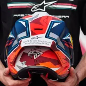 Helma na moto Alpinestars Supertech R10 Pedro Acosta Le blue/red/white matt