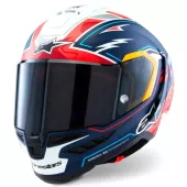Helma na moto Alpinestars Supertech R10 Pedro Acosta Le blue/red/white matt