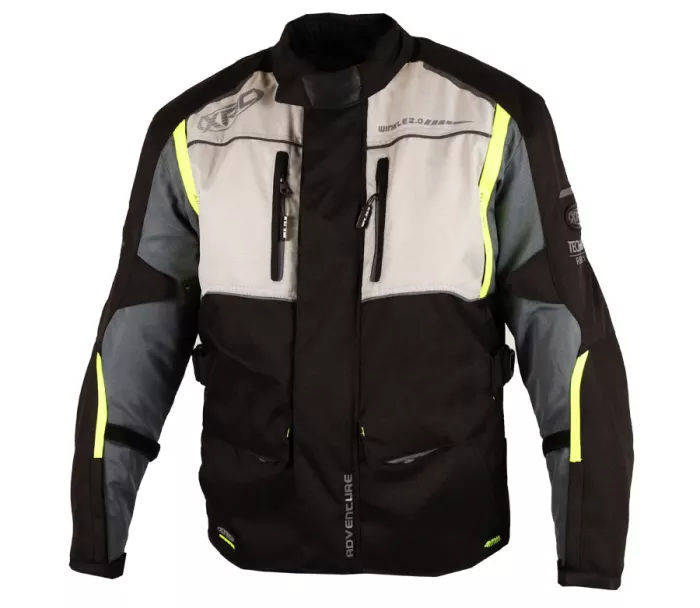 Pánská bunda XRC Winkle 2.0 WTP adventure black/grey/fluo