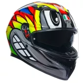 Helma na moto AGV K3 E2206 MPLK BIRDY 2.0 GREY/YELLOW/RED