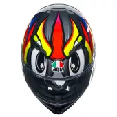 Helma na moto AGV K3 E2206 MPLK BIRDY 2.0 GREY/YELLOW/RED