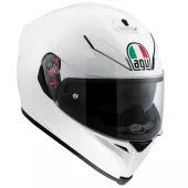 Helma na moto AGV K5 S  SOLID MPLK PEARL WHITE