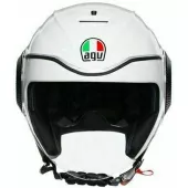 Helma na moto AGV ORBYT E2205 SOLID PEARL WHITE