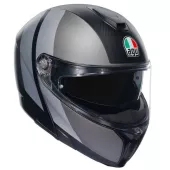 Helma na moto AGV SPORTMODULAR MULTI MPLK OVERLAY MATT DOUBLE GREY