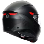 Helma na moto AGV TOURMODULAR MULTI MPLK FREQUENCY MATT GUNMETAL/RED