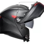 Helma na moto AGV TOURMODULAR MULTI MPLK FREQUENCY MATT GUNMETAL/RED