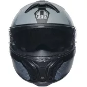 Helma na moto AGV TOURMODULAR MULTI MPLK TEXTOUR MATT BLACK/GREY