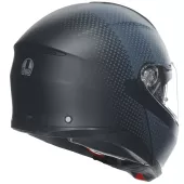 Helma na moto AGV TOURMODULAR MULTI MPLK TEXTOUR MATT BLACK/GREY