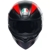Helma na moto AGV K1S WARMUP MATT BLACK/RED