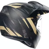 Helma na moto AGV AX9 MPLK E2206 STEPPA MATT CARBON/GREY/SAND