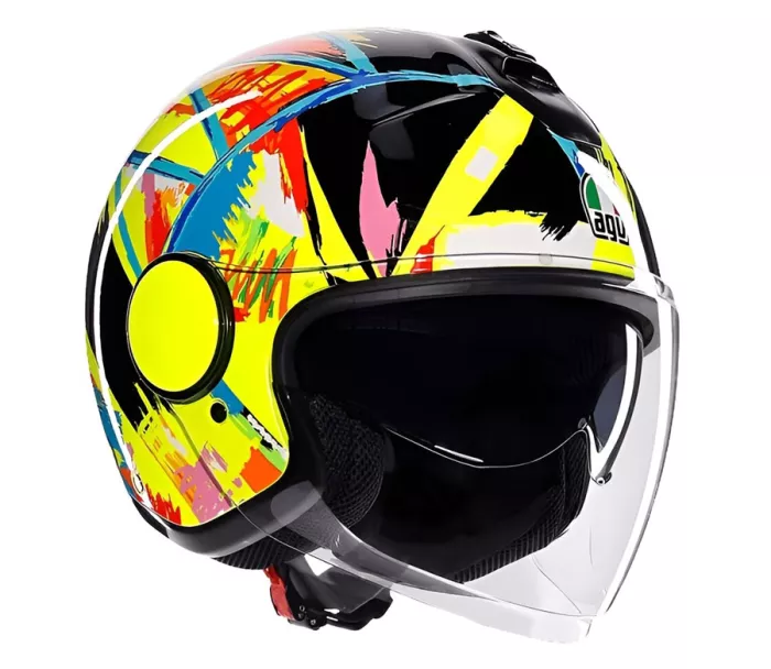 Helma na moto AGV ETERES E2206 MPLK ROSSI WINTER TEST 2019