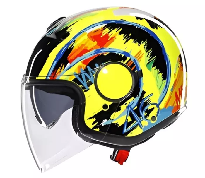 Helma na moto AGV ETERES E2206 MPLK ROSSI WINTER TEST 2019