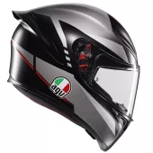 Helma na moto AGV K1 S E2206 LAP MATT BLACK/GREY/RED