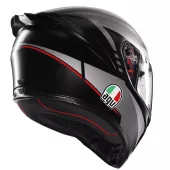 Helma na moto AGV K1 S E2206 LAP MATT BLACK/GREY/RED