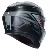 Helma na moto AGV K3 E2206 MPLK COMPOUND MATT BLACK/GREY