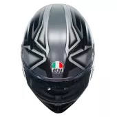 Helma na moto AGV K3 E2206 MPLK COMPOUND MATT BLACK/GREY