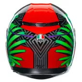 Helma na moto AGV K3 E2206 KAMALEON BLACK/RED/GREEN