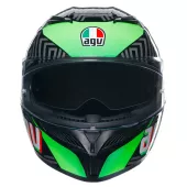 Helma na moto AGV K3 E2206 KAMALEON BLACK/RED/GREEN