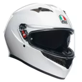 Helma na moto AGV K3 E2206 MPLK MONO SETA WHITE