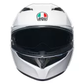 Helma na moto AGV K3 E2206 MPLK MONO SETA WHITE