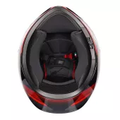 Helma na moto AGV K3 E2206 MPLK STRIGA BLACK/GREY/RED