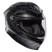 Helma na moto AGV K6 S E2206 MPLK ENHANCE MATT GREY/YELLOW FLUO