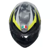 Helma na moto AGV K6 S E2206 MPLK EXCITE MATT CAMO/YELLOW FLUO