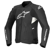 Kožená bunda Alpinestars Dusk Airflow black/white