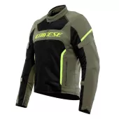 Pánská bunda Dainese AIR FRAME 3 TEX ARMY GREEN/BLACK/FLUO YELLOW