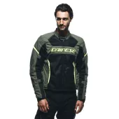 Pánská bunda Dainese AIR FRAME 3 TEX ARMY GREEN/BLACK/FLUO YELLOW