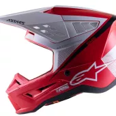 Motokrosová helma Alpinestars S-M5 Rayon red/white matt