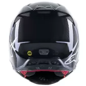 Motokrosová helma Alpinestars S-M10 Supertech Solid black/glossy carbon